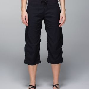 Black Lululemon Studio Crop